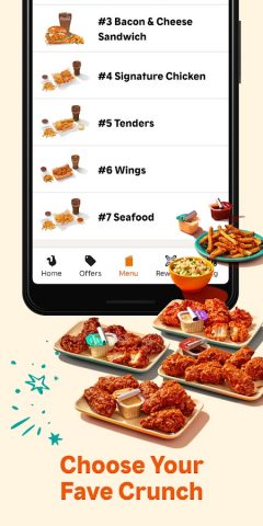 Popeyes® App для Android — скриншот 2