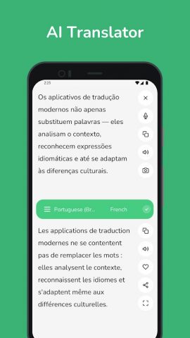 Portuguese — French Translator для Android — скриншот 1