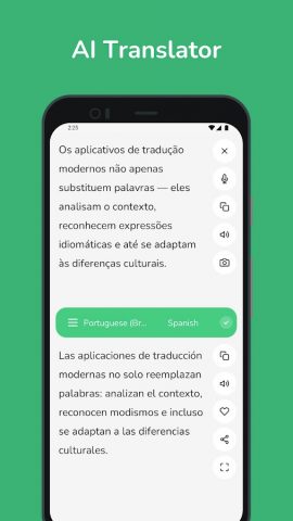 Portuguese — Spanish Translato для Android — скриншот 1