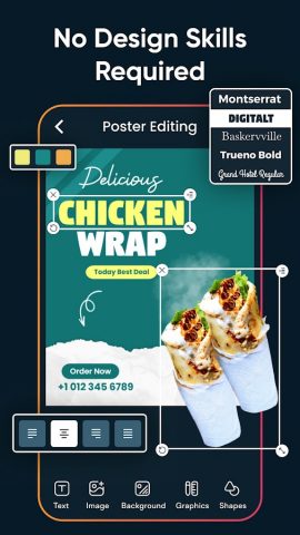 Poster Maker, Flyer Maker для Android — скриншот 3