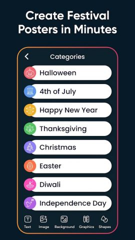 Poster Maker, Flyer Maker для Android — скриншот 5