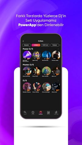 PowerApp: Radyo, Podcast, DJ для Android — скриншот 5