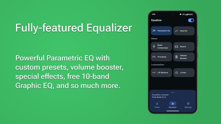 Precise Volume 2.0 + Equalizer для Android — скриншот 2
