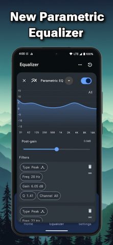 Precise Volume 2.0 + Equalizer для Android — скриншот 4