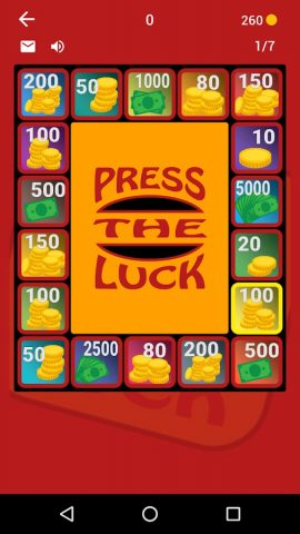 Press The Luck для Android — скриншот 4