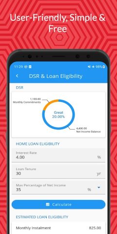 Property Calculator Malaysia для Android — скриншот 5