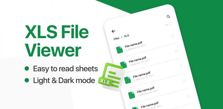 Просмотрщик файлов XLS для Android — скриншот 1