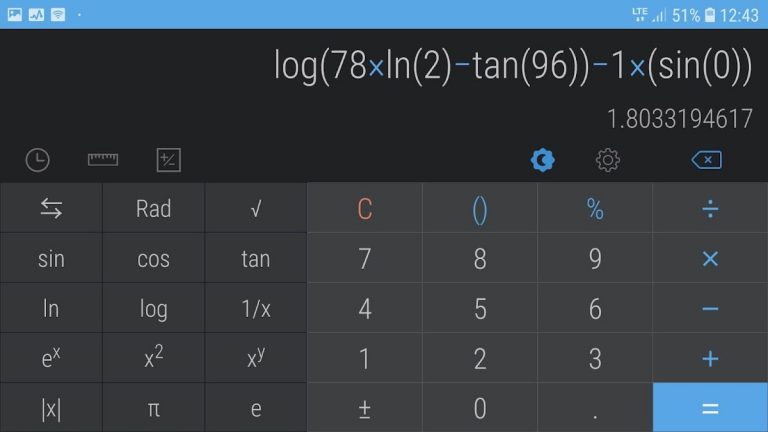 Простой калькулятор для Android — скриншот 3
