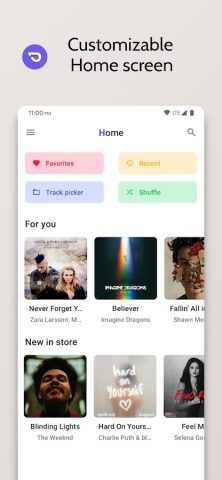 Pulse Music для Android — скриншот 1