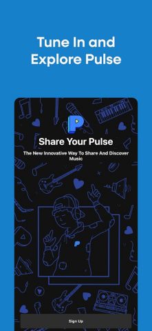 Pulse — Share Your Music для Android — скриншот 1