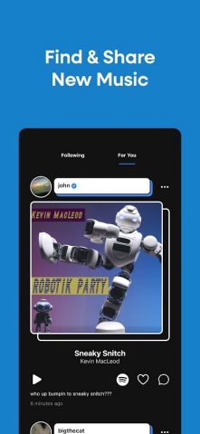 Pulse — Share Your Music для Android — скриншот 2