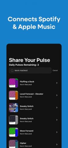 Pulse — Share Your Music для Android — скриншот 5