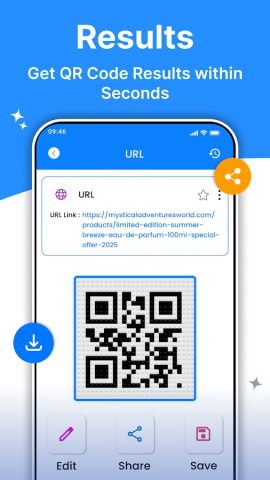 QR Code Reader: Scanner App для Android — скриншот 2