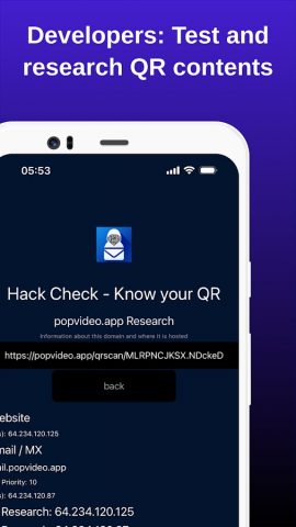 QR Hacked? Hack Check для Android — скриншот 5