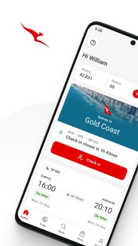 Qantas Airways для Android — скриншот 1