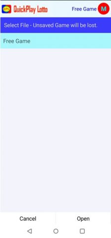 Quick Play Lotto для Android — скриншот 5