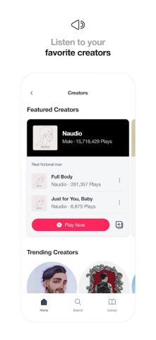 Quinn — Audio Stories для Android — скриншот 3