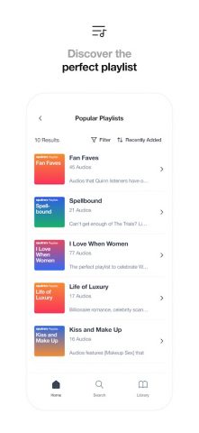 Quinn — Audio Stories для Android — скриншот 5
