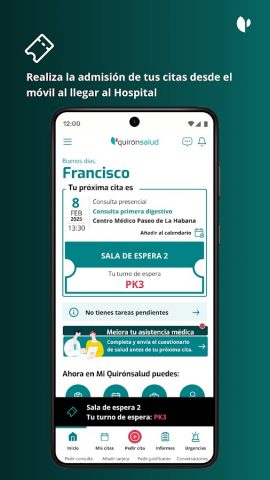 Quirónsalud для Android — скриншот 3