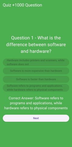 Quiz +1000 Questions для Android — скриншот 3