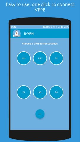 R-VPN – Secure VPN For Android для Android — скриншот 2
