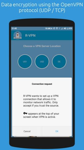 R-VPN – Secure VPN For Android для Android — скриншот 4