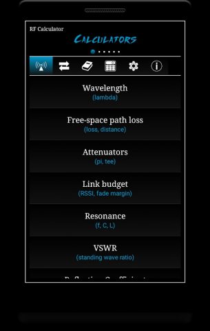 РФ Калькулятор для Android — скриншот 1