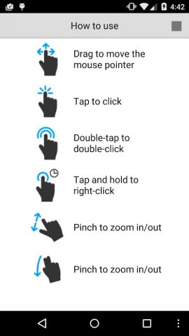 RMS Удаленный доступ для Android — скриншот 3