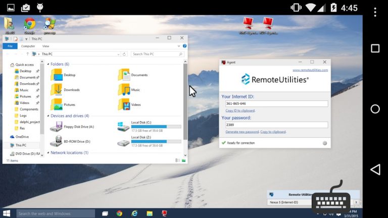 RMS Удаленный доступ для Android — скриншот 4