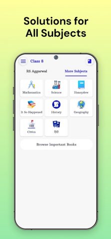 RS Aggarwal Class 8 Solution для Android — скриншот 2