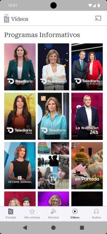 RTVE Noticias для Android — скриншот 4