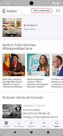 RTVE Noticias для Android — скриншот 5