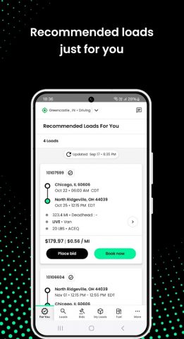 RXO Drive: Free Load Board для Android — скриншот 1