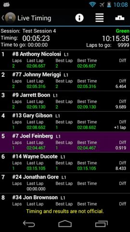 Race Monitor для Android — скриншот 2