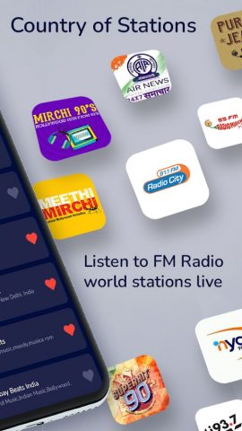 Radio Fm Without Internet для Android — скриншот 3