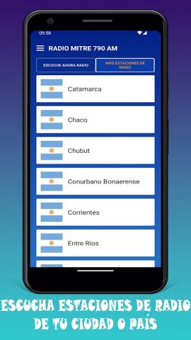 Radio Mitre AM 790 Buenos Aire для Android — скриншот 3