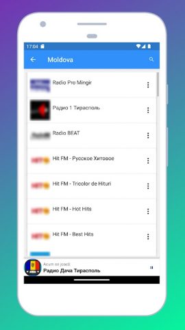 Radio Moldova + Radio FM și AM для Android — скриншот 3