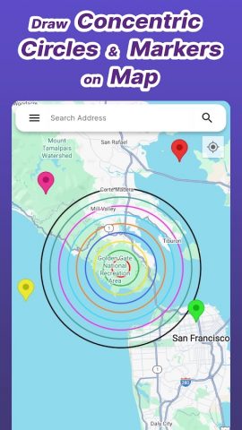 Radius Around Me — Map Radius для Android — скриншот 1