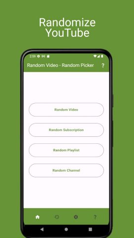 Random Video — Random Picker для Android — скриншот 1