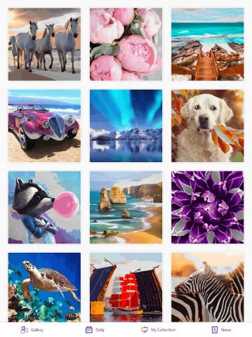 Раскраски по номерам для Android — скриншот 5