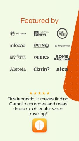 Расписание святых Месс для Android — скриншот 3