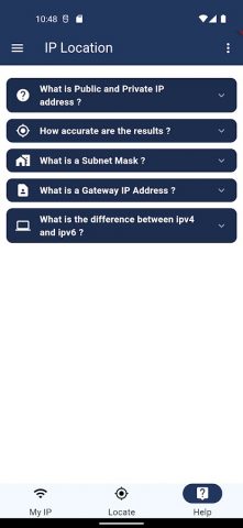 Расположение IP для Android — скриншот 4