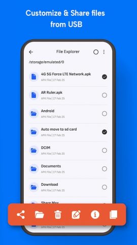 Разъем USB: диспетчер OTG для Android — скриншот 4