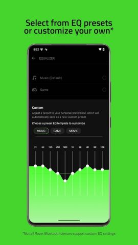 Razer Audio для Android — скриншот 4