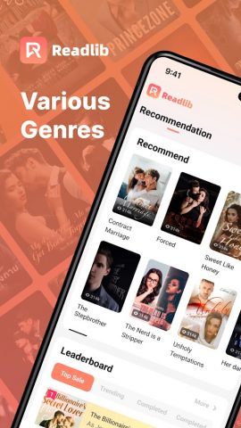 Readlib — Read Romance Story для Android — скриншот 1