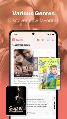 Readlib — Read Romance Story для Android — скриншот 3