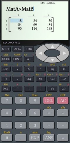 RealMax научный калькулятор для Android — скриншот 1