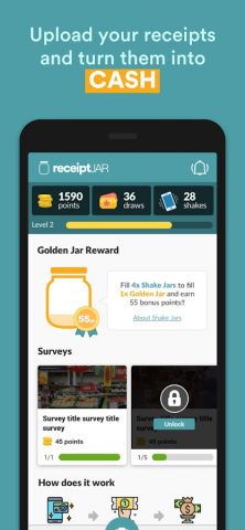 ReceiptJar — Cash for receipts для Android — скриншот 3