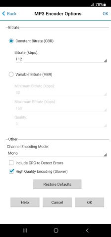 RecordPad Audio Recorder для Android — скриншот 2