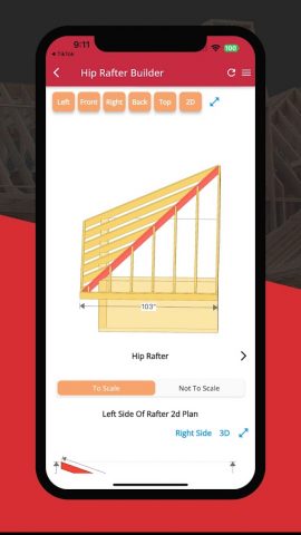 RedX Крыша — Расчет Стропил для Android — скриншот 2